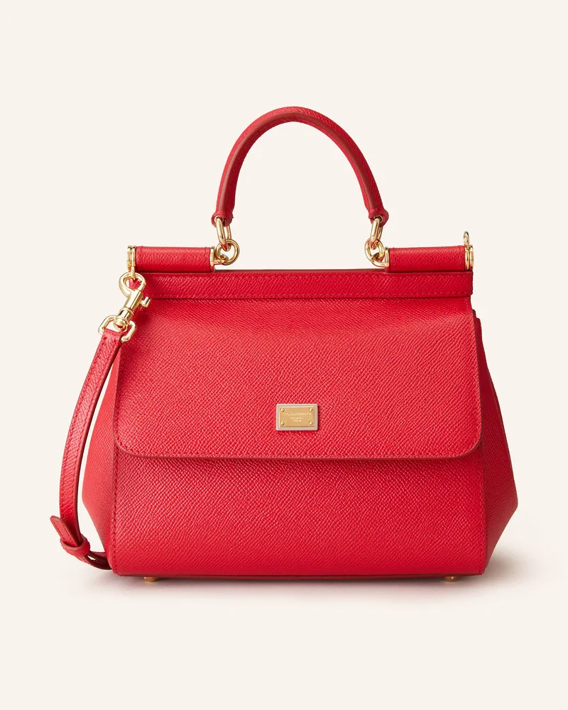 Dolce & Gabbana Handtasche SICILY MEDIUM Rot