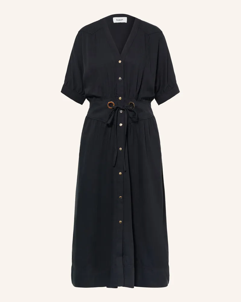 ba&sh Hemdblusenkleid Parisa grau Dunkelgrau