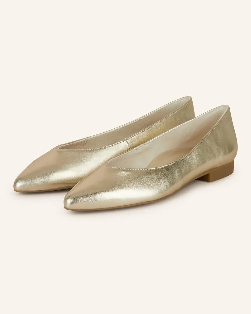 paul green Ballerinas silber Gold