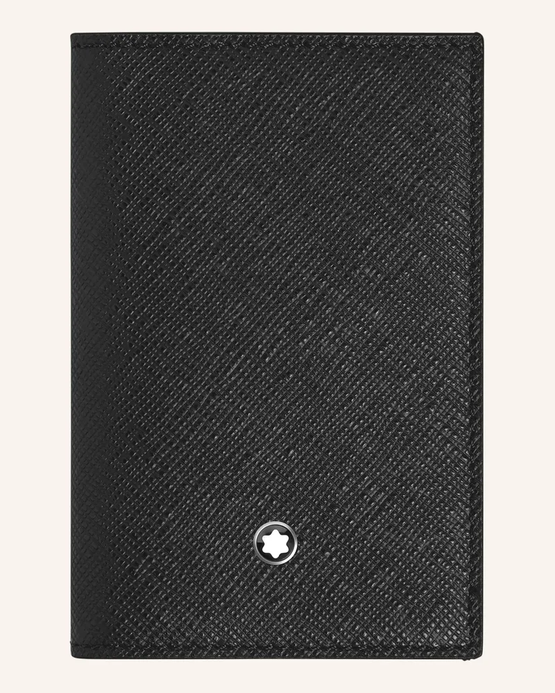 Montblanc Saffiano-Kartenetui Sartorial schwarz Schwarz