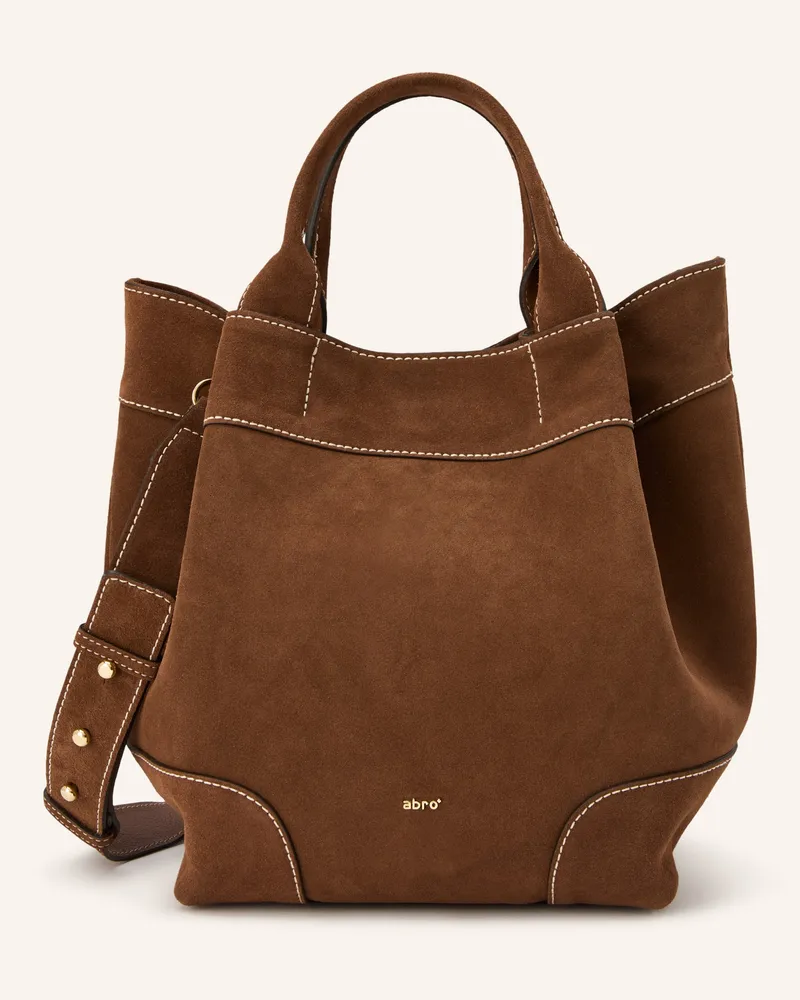 Abro Handtasche Essential Medium braun Braun