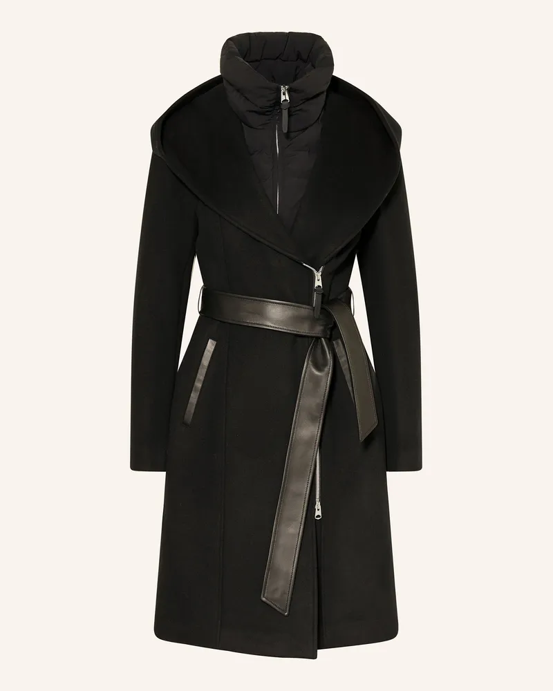 Mackage Wollmantel SHIA-SLB Schwarz