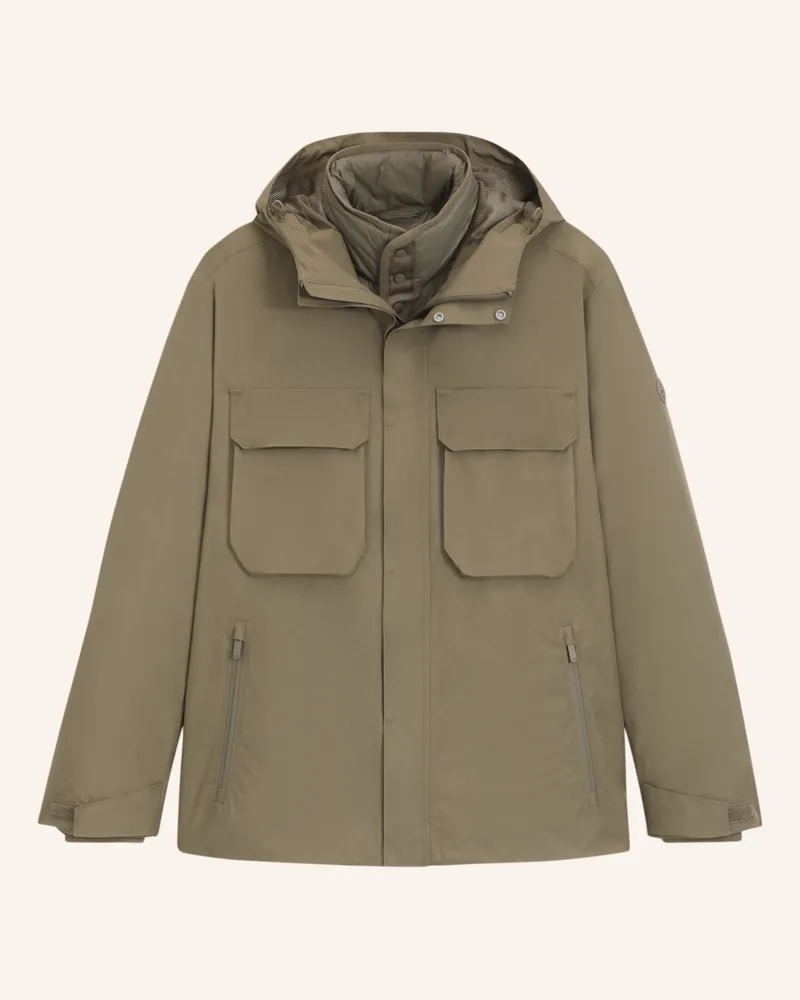 HUGO BOSS Casual Jacke P-COLER-GORETEX Braun