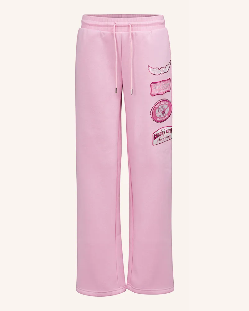 True Religion Sweathose Crystal Patch rosa Rosa