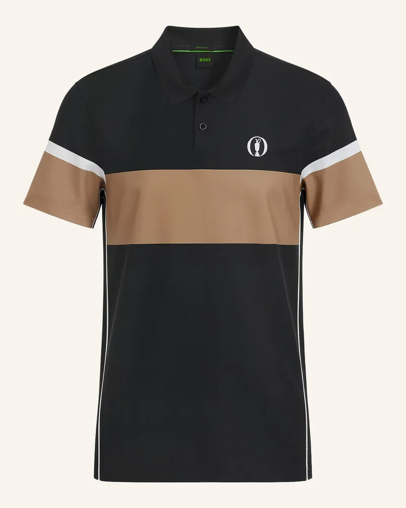 HUGO BOSS Poloshirt Paddy The Open 25 Regular Fit schwarz Schwarz