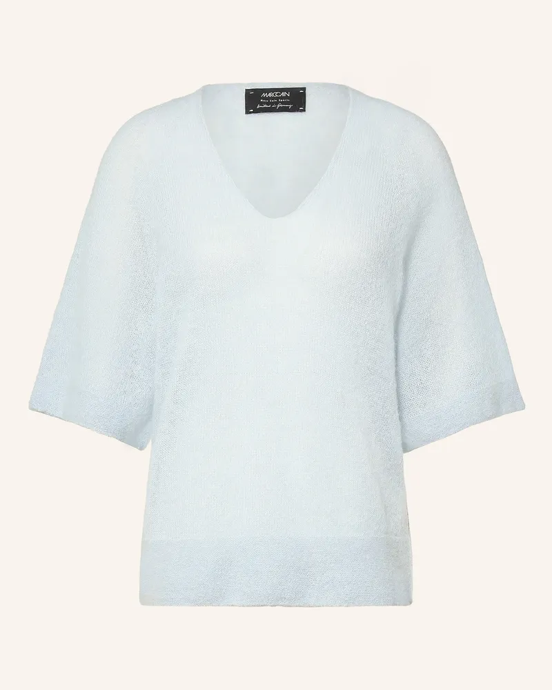 Marc Cain Strickshirt Mit Alpaka Und Mohair blau 318