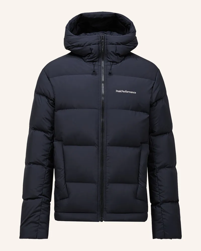 Peak Performance M Rivel Down Puffer Jacket Daunenjacke schwarz Schwarz