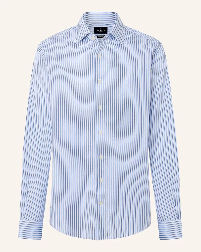 Hackett Freizeithemd Dualtone Str Blazer blau Blau