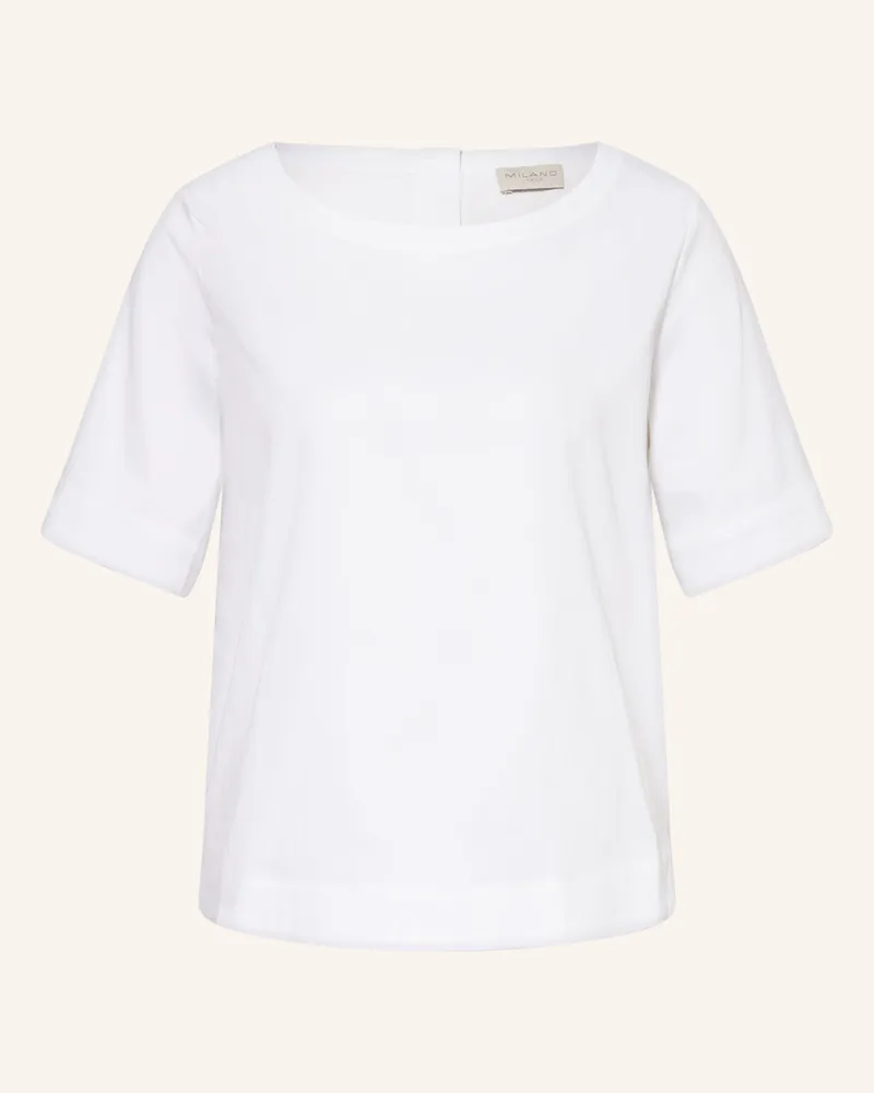 Milano Italy Blusenshirt weiss Weiss