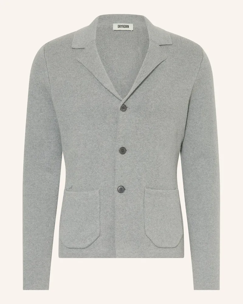 Drykorn Stricksakko TIMMINO Regular Fit Grau