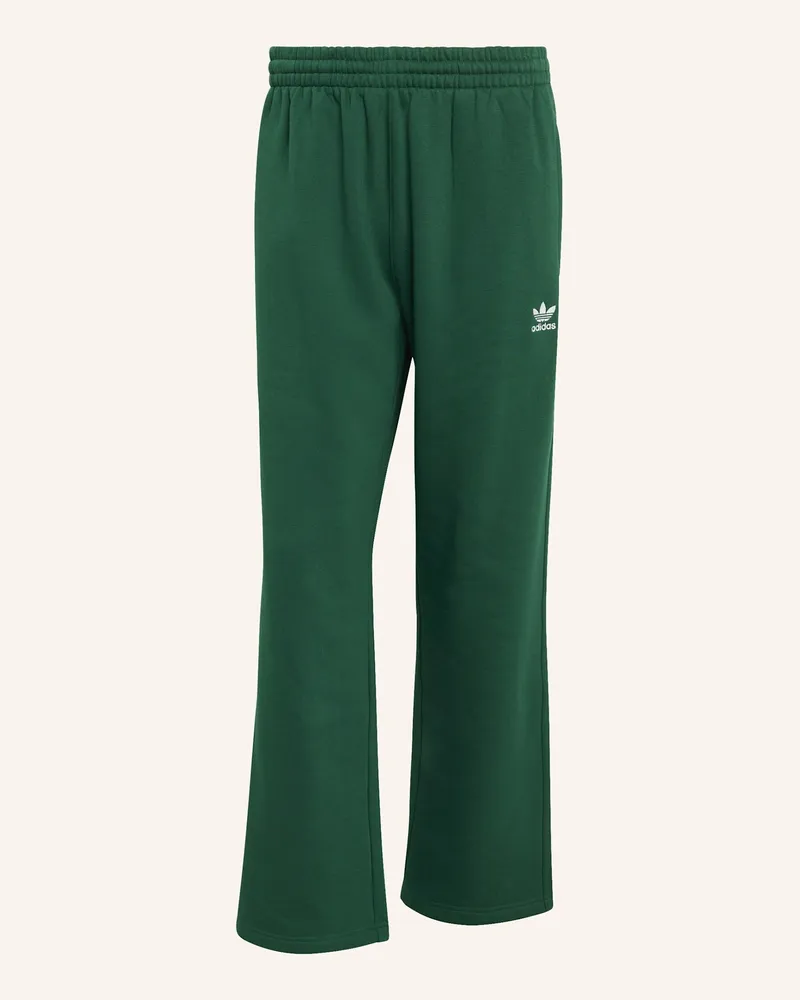 adidas Trefoil Essentials Hose, Beinabschlüsse Ohne Saum gruen Grün