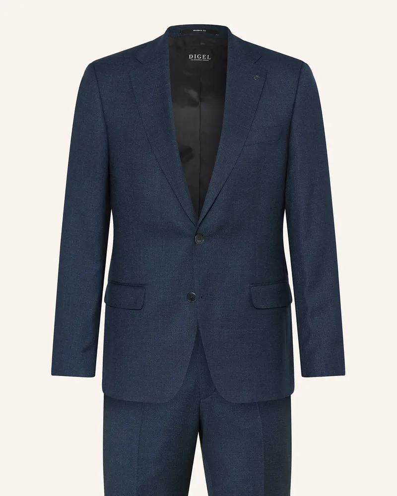 Digel Anzug Daren Slim Fit blau Dunkelblau