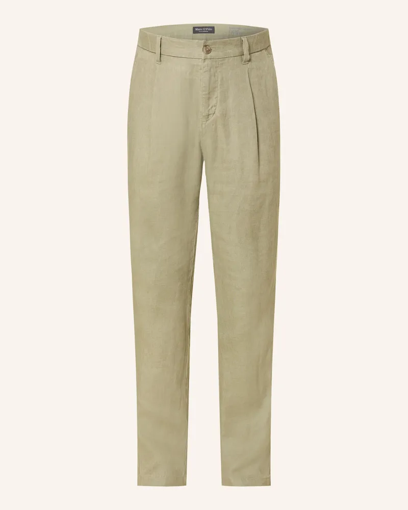 Marc O'Polo Leinenchino OSBY Tapered Fit Khaki