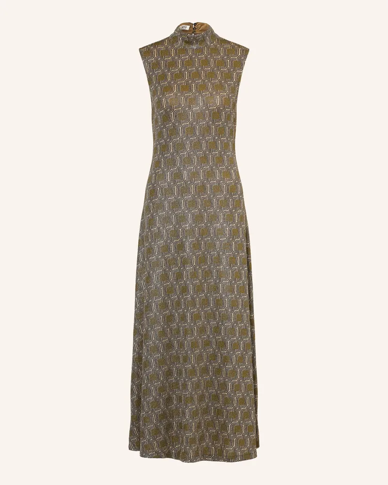 SIYU Kleid Mit Glitzergarn gruen Oliv