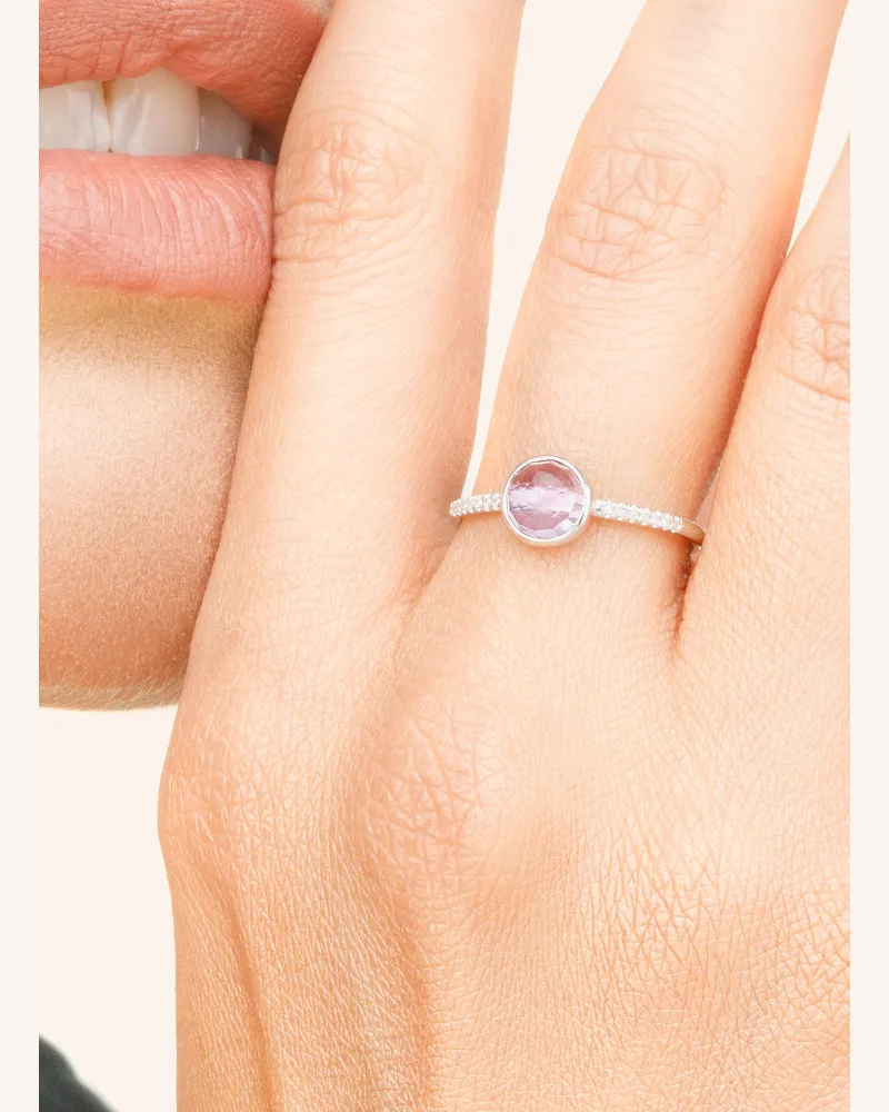 指輪・リング Bea Bongiasca VITICCIO PINK RING WITH SMALL BOAT BEA BONGIASCA Viticcio Pink Ring With Small Boat | italist