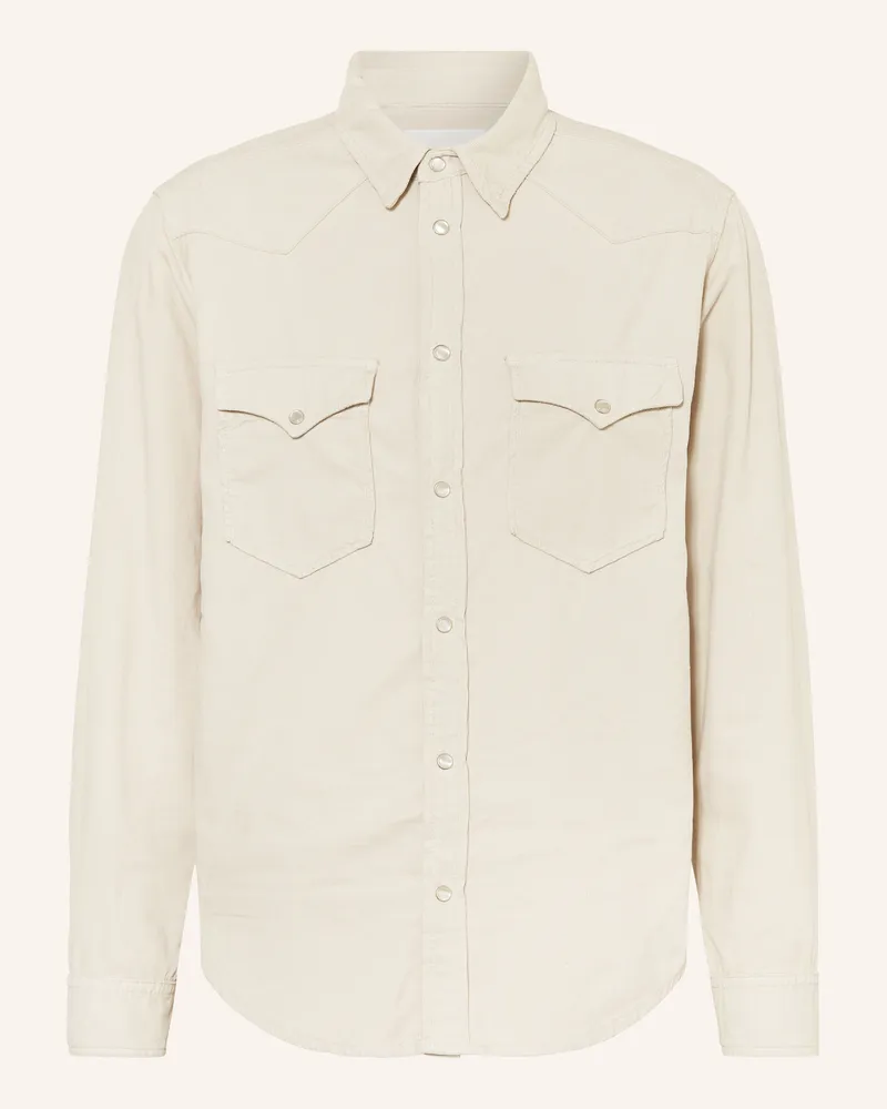 Isabel Marant Cordhemd VASCO Comfort Fit Ecru