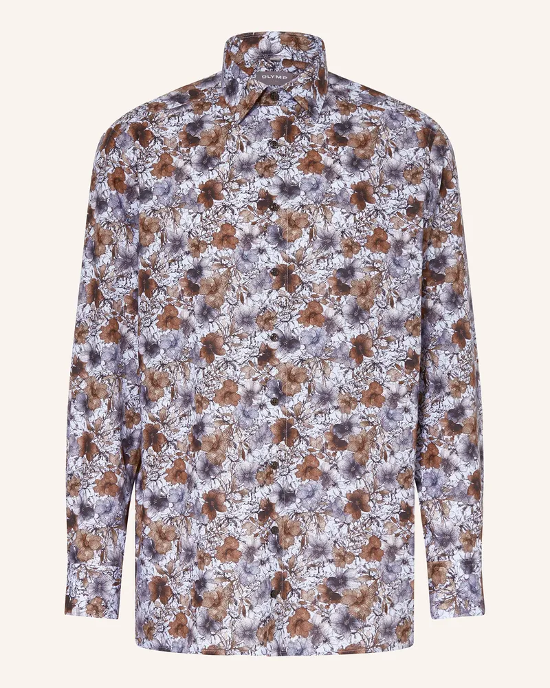 Olymp Hemd Luxor comfort fit mit extralangem Arm Hellblau