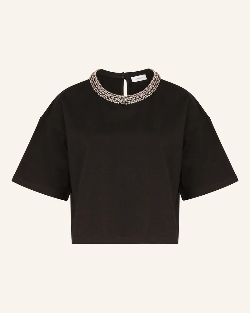 Darling Harbour T-Shirt mit Schmucksteinen Black
