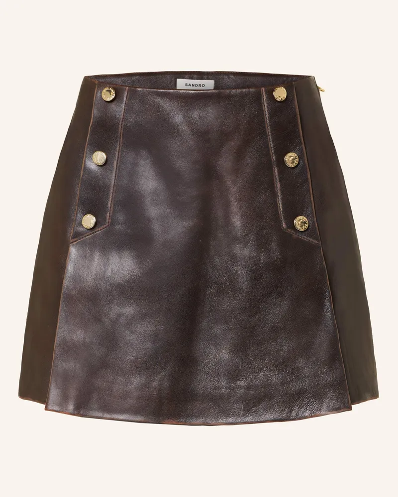 Sandro Lederrock Dunkelbraun