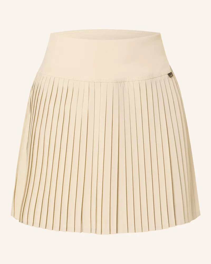 GOLDBERGH Tennisrock Pliss weiss Beige
