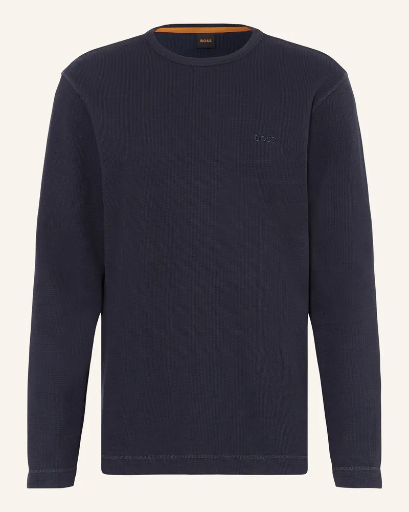 HUGO BOSS Longsleeve TEMPESTO Dunkelblau