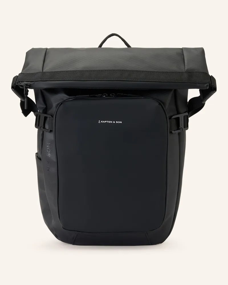 Kapten & Son Rucksack Lisbon schwarz Schwarz