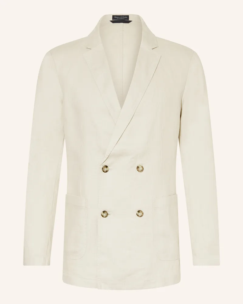 Marc O'Polo Leinensakko Shaped Fit Beige