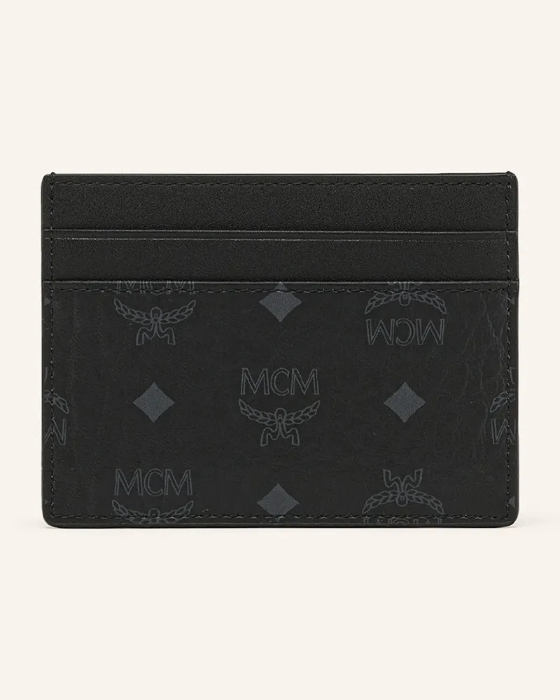 MCM Kartenetui Visetos schwarz Schwarz