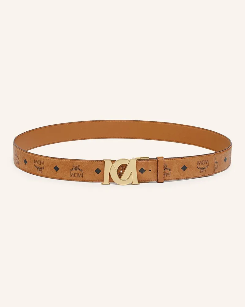 MCM Wendegürtel Cognac