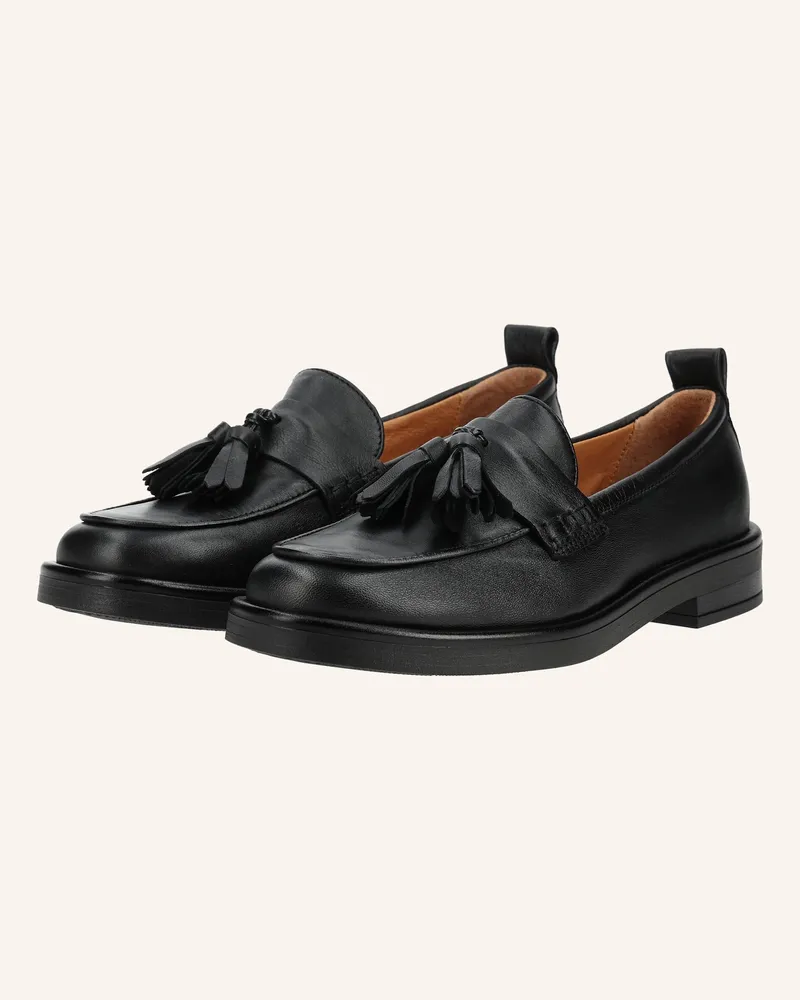 Pavement Slipper Shelly Tassel schwarz Schwarz