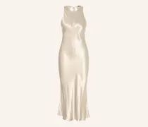 Satinkleid Solene beige
