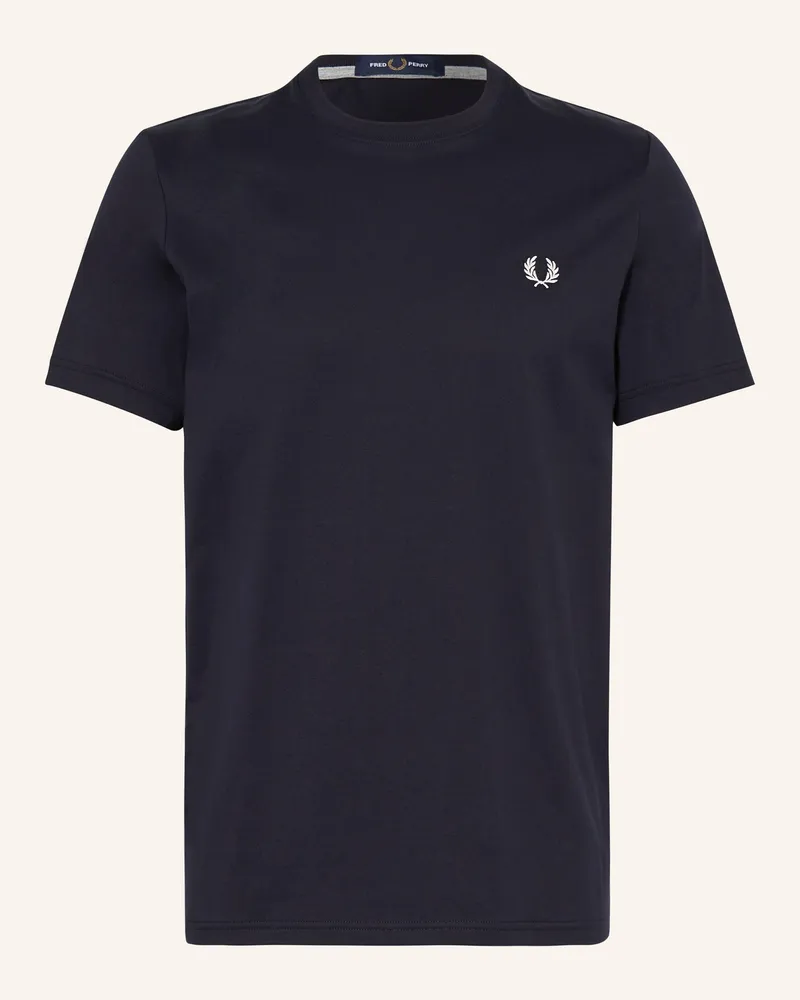 Fred Perry T-Shirt blau Dunkelblau