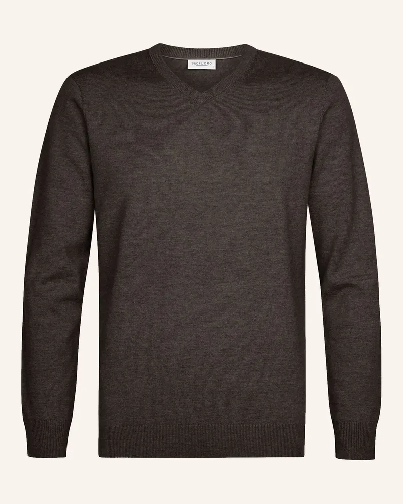Profuomo Pullover braun Braun