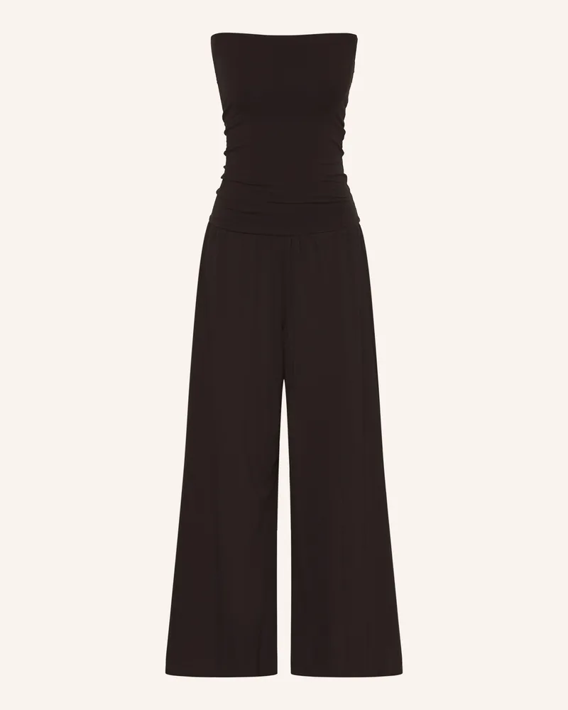 By Malene Birger Off-Shoulder-Jumpsuit Marciel schwarz Schwarz