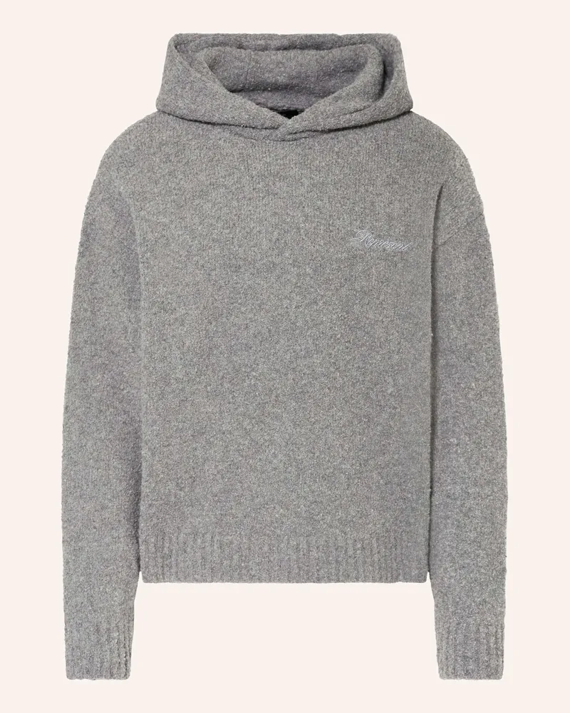 REPRESENT Strick-Hoodie Grau