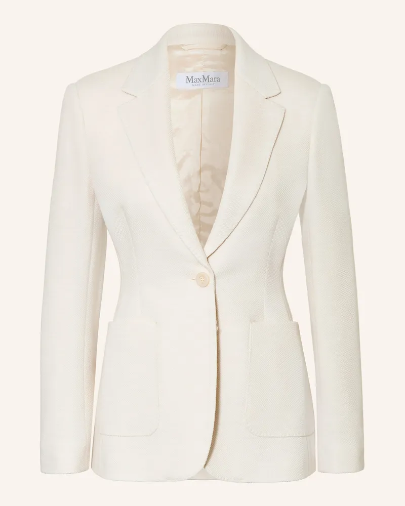 Max Mara Jerseyblazer UTILITA Creme