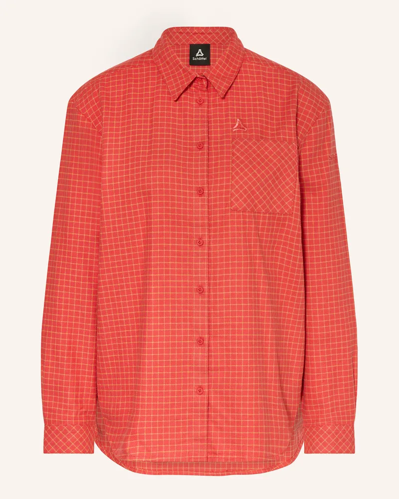 Schöffel Outdoor-Bluse BOYOMA aus Flanell Rot