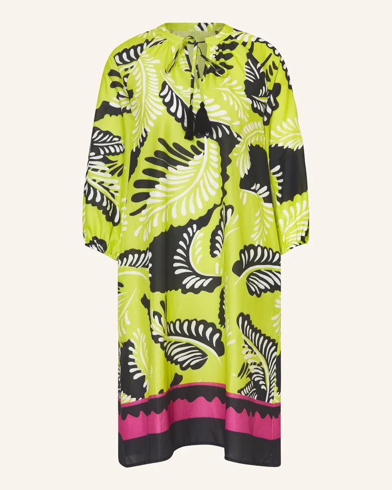 Darling Harbour Kleid mit 3/4-Arm Gelb