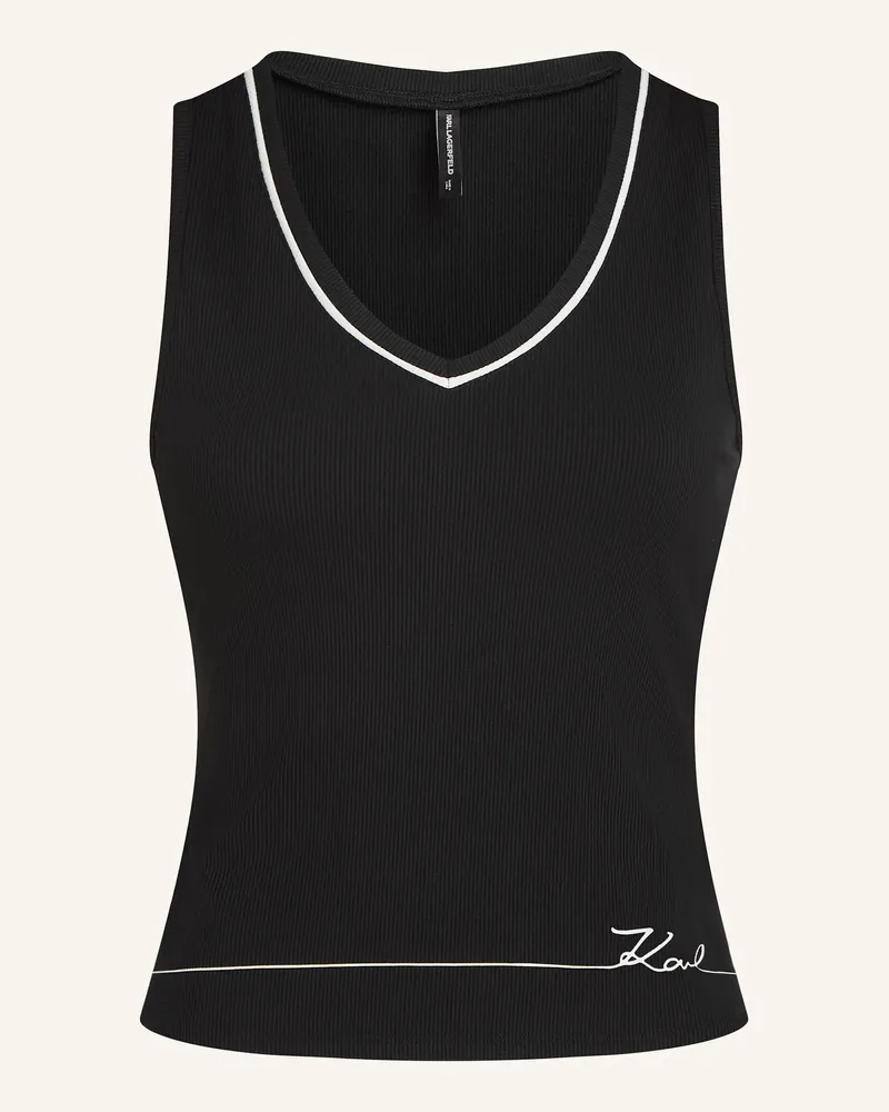 Karl Lagerfeld Top Schwarz