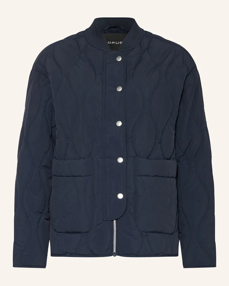 OPUS Steppjacke Halotte blau Dunkelblau