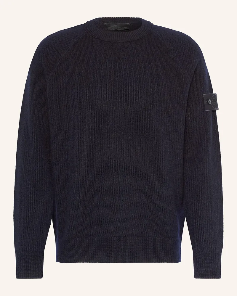Stone Island Cashmere-Pullover GHOST Dunkelblau