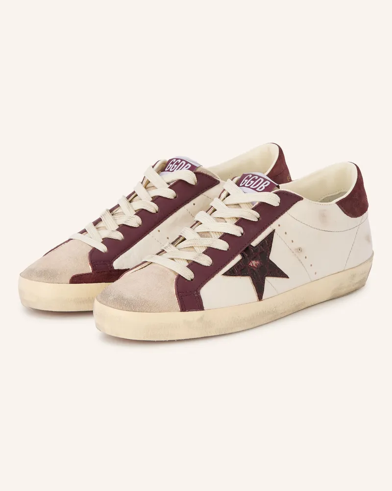 Golden Goose Sneaker Super-Star weiss Ecru