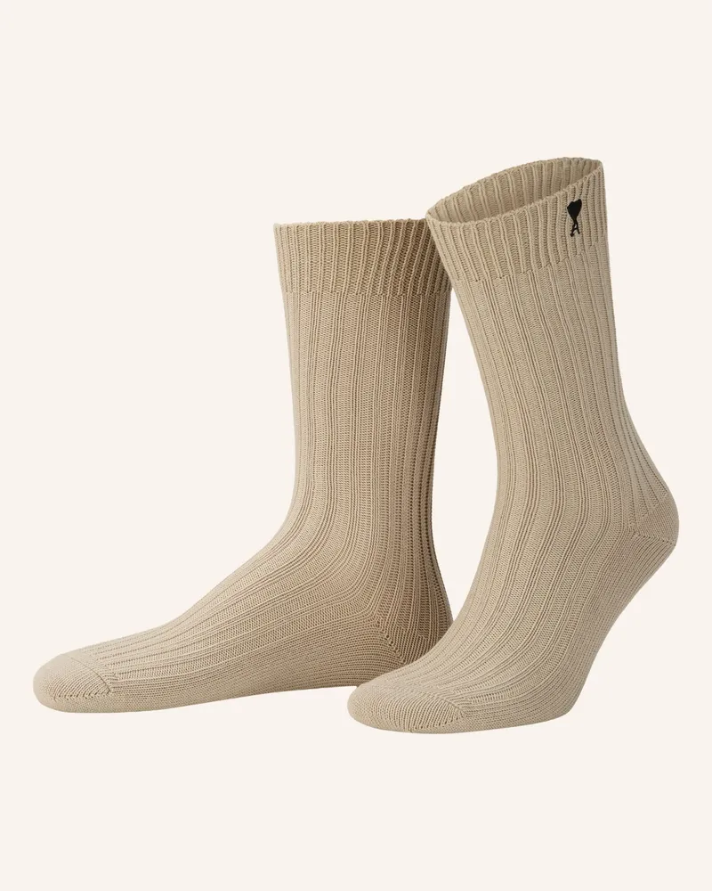 AMI Paris Socken Taupe