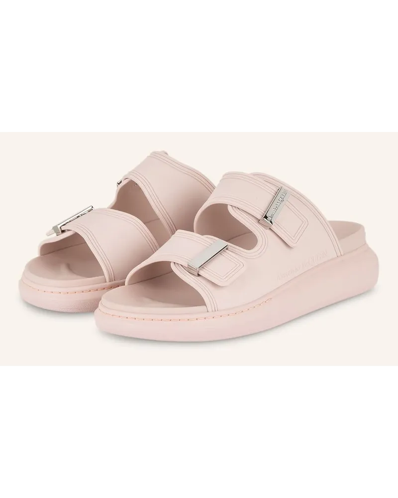 Alexander McQueen Plateau-Pantoletten - ROSÉ Rosa