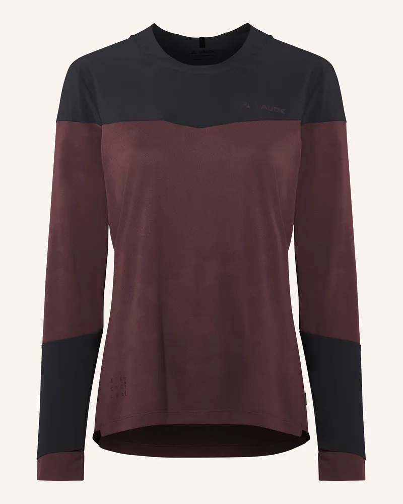 Vaude Radshirt Moab rot Beige