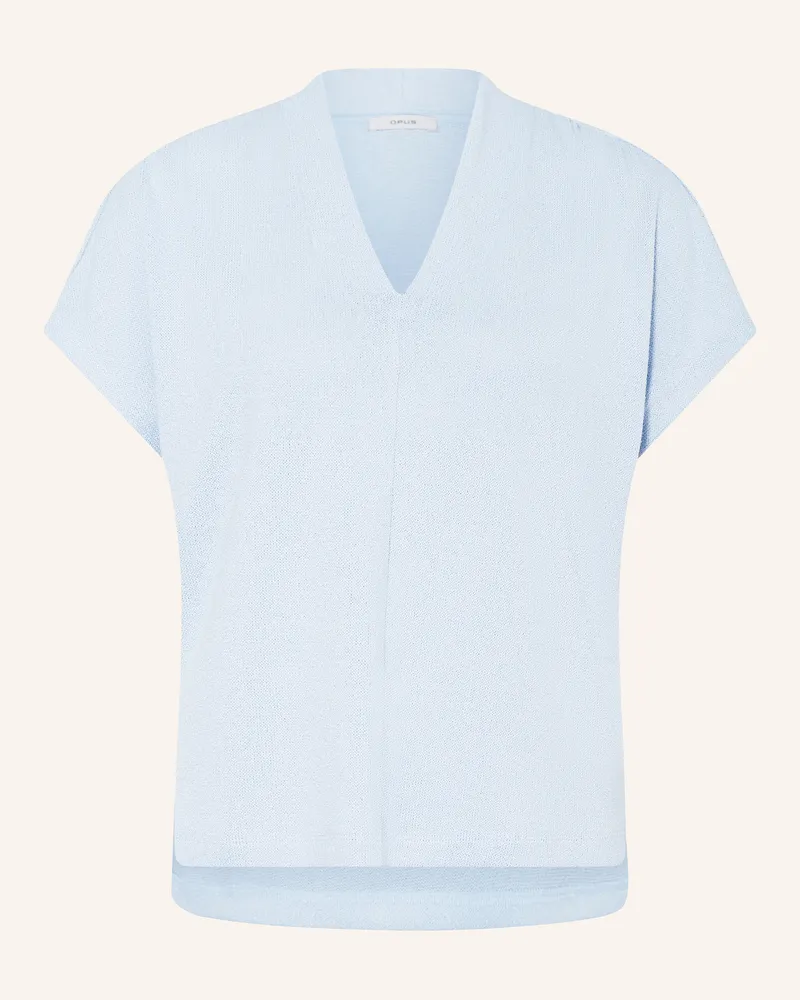 OPUS Strickshirt SOFRANKA Hellblau