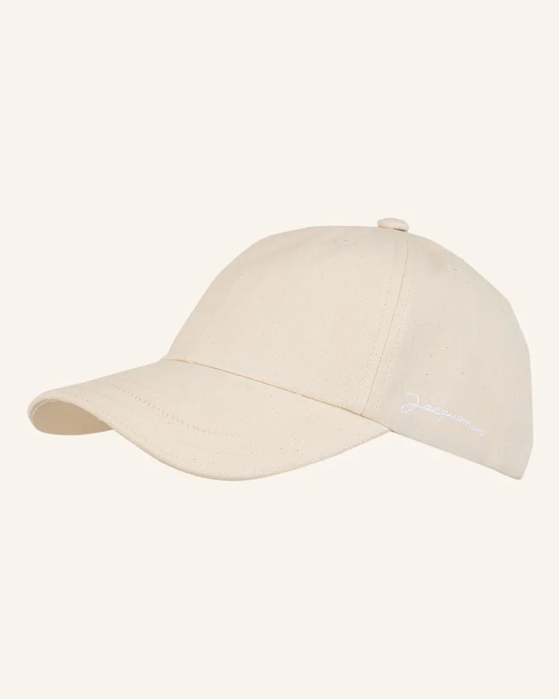 Jacquemus Cap LA CASQUETTE Ecru