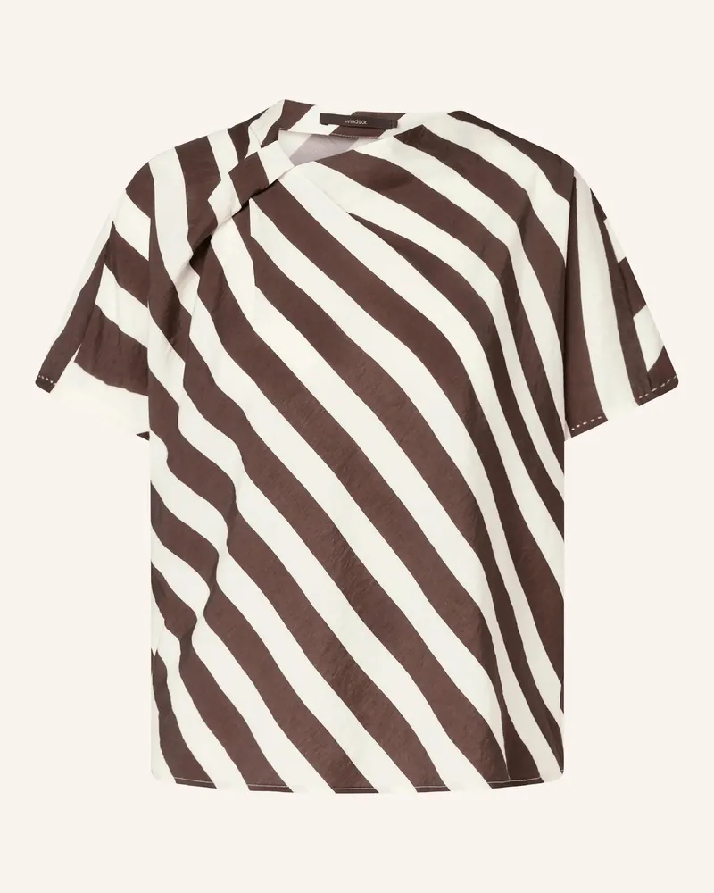 windsor. Blusenshirt braun Dunkelbraun