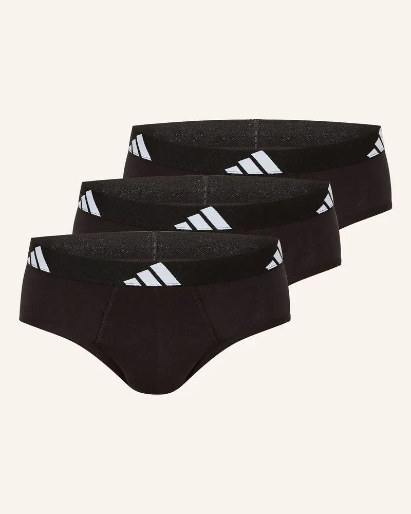 adidas 3er-Pack Slips schwarz Schwarz