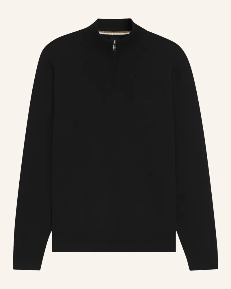 HUGO BOSS Pullover PADRO-L Regular Fit Schwarz